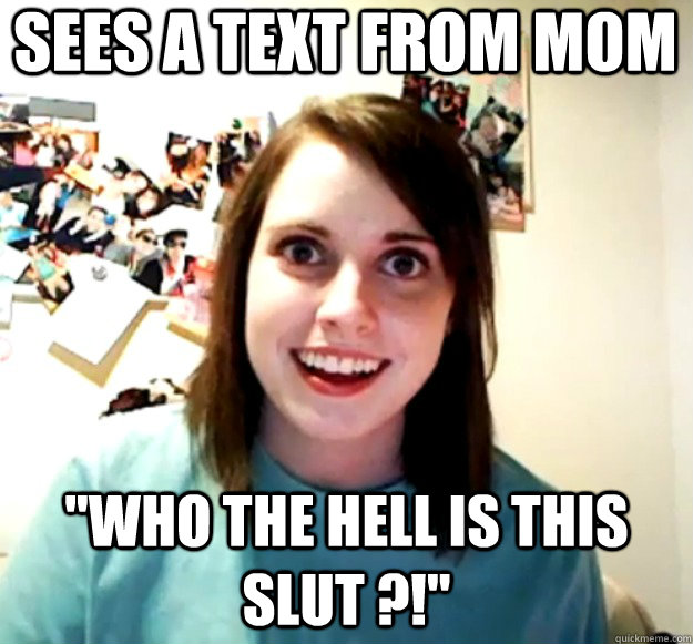 sees a text from mom 