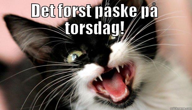 DET FØRST PÅSKE PÅ TORSDAG!  Misc