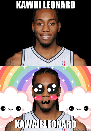 Kawhi Leonard Kawaii Leonard - Kawhi Leonard Kawaii Leonard  Misc