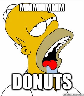 mmmmmmm Donuts - mmmmmmm Donuts  Drooling Homer