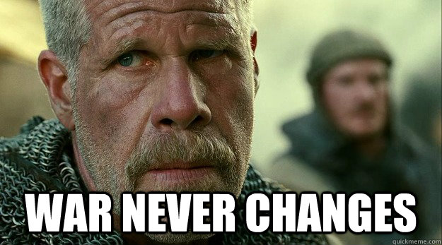  war never changes -  war never changes  ron perlman