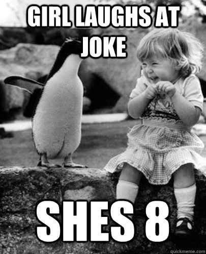 Girl laughs at joke Shes 8 - Girl laughs at joke Shes 8  Misc