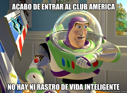 ACABO DE ENTRAR AL CLUB AMERICA NO HAY NI RASTRO DE VIDA INTELIGENTE  