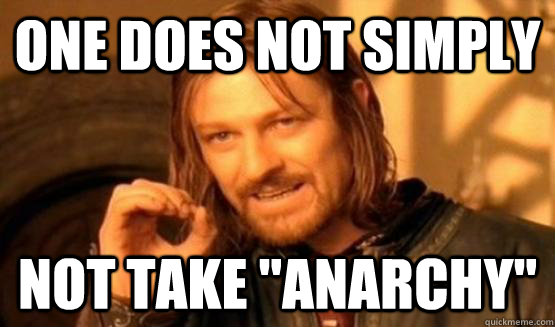 One does not simply not take 