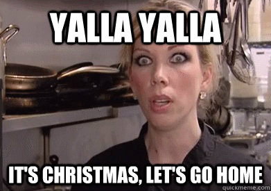 yalla yalla it's christmas, let's go home - yalla yalla it's christmas, let's go home  Crazy Amy