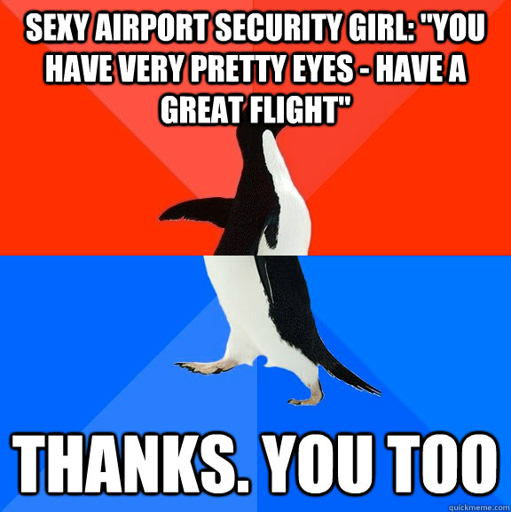 Sexy airport security girl: 