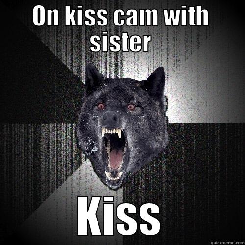 ON KISS CAM WITH SISTER KISS Insanity Wolf