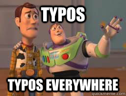 Typos Typos everywhere  Borderlands 2 Buzz meme