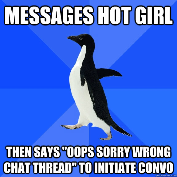 Messages hot girl then says 