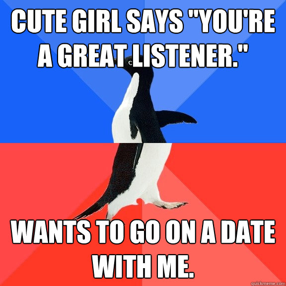 cute girl says 