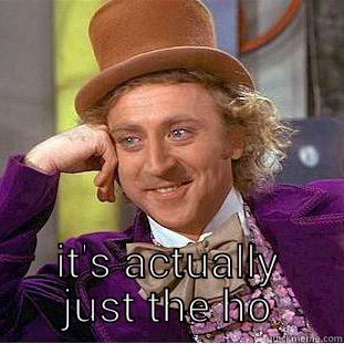  IT'S ACTUALLY JUST THE HO Condescending Wonka