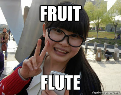 FRUIT FLUTE  Chinese girl Rainy