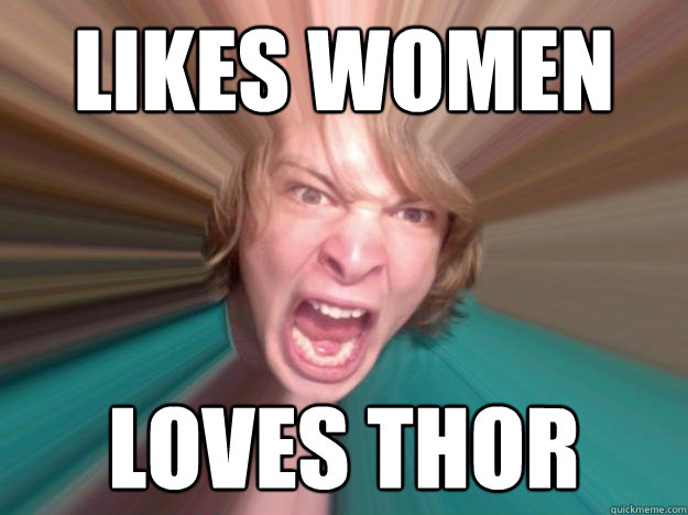 likes women loves thor  