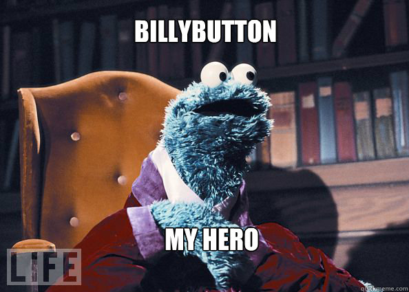 Billybutton my hero  Cookieman