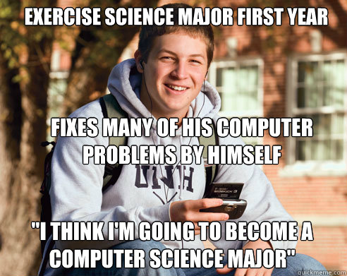 Exercise Science Major first year 