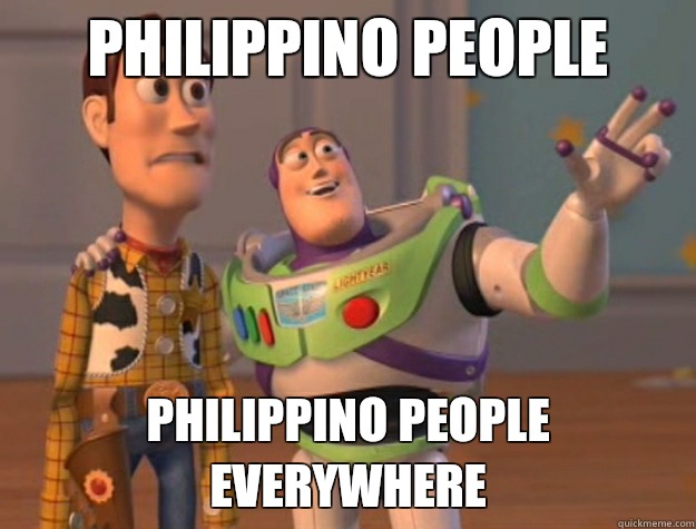 Philippino people  Philippino people everywhere   