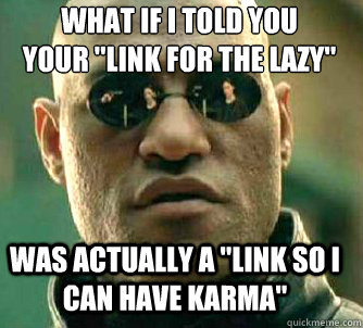 what if i told you
your 