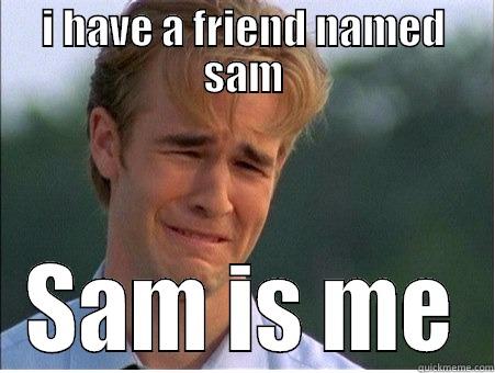 I HAVE A FRIEND NAMED SAM SAM IS ME 1990s Problems