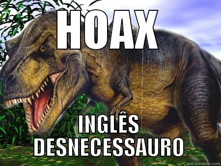 HOAX INGLÊS DESNECESSAURO Misc