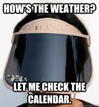 How's the weather? Let me check the calendar. - How's the weather? Let me check the calendar.  All Knowing Ajumma