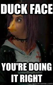 Duck face You're doing it right - Duck face You're doing it right  Nymphadora Tonks