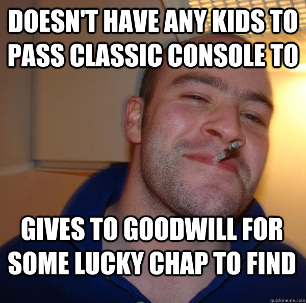 Doesn't have any kids to pass classic console to gives to goodwill for some lucky chap to find - Doesn't have any kids to pass classic console to gives to goodwill for some lucky chap to find  Misc