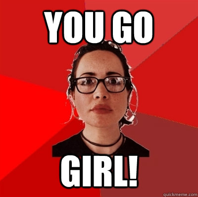 you go girl!  Liberal Douche Garofalo