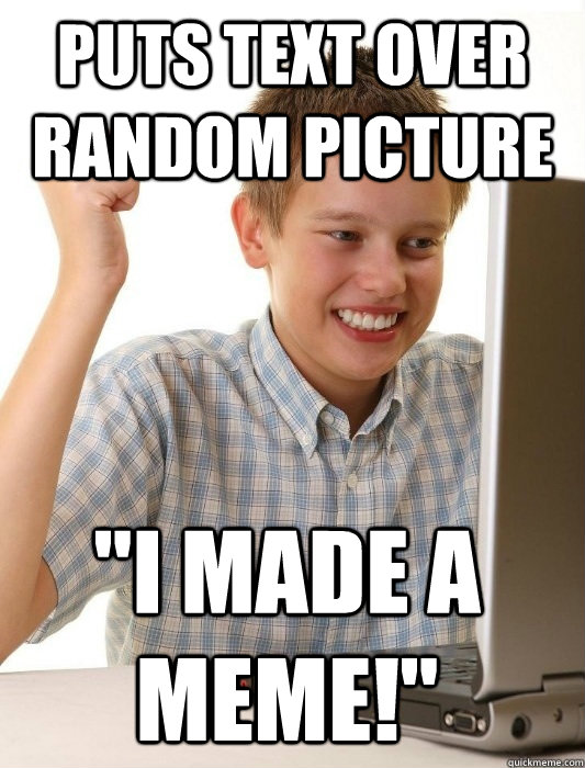 puts text over random picture 