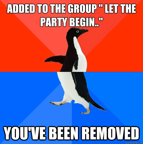 Added to the group 