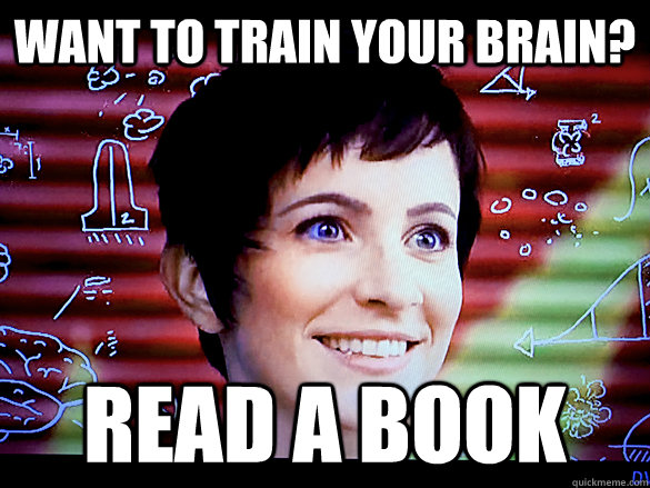 Want to Train your brain? Read a book - Want to Train your brain? Read a book  brain trainer