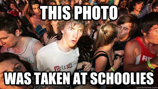 This photo was taken at schoolies  Sudden Clarity Clarence