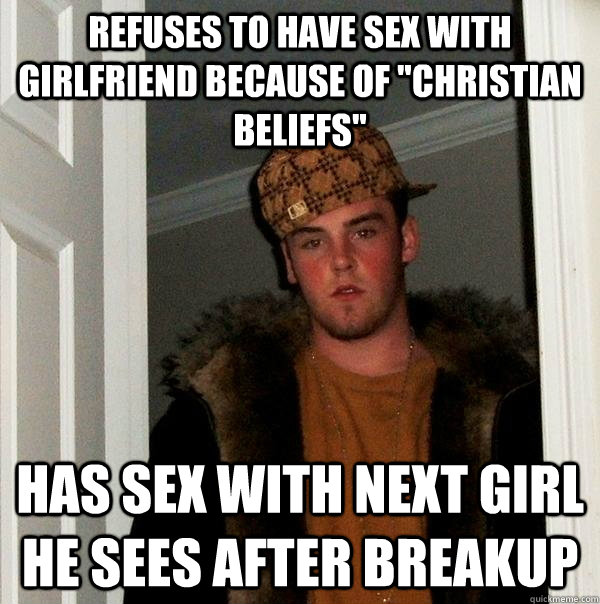 Refuses to have sex with girlfriend because of 