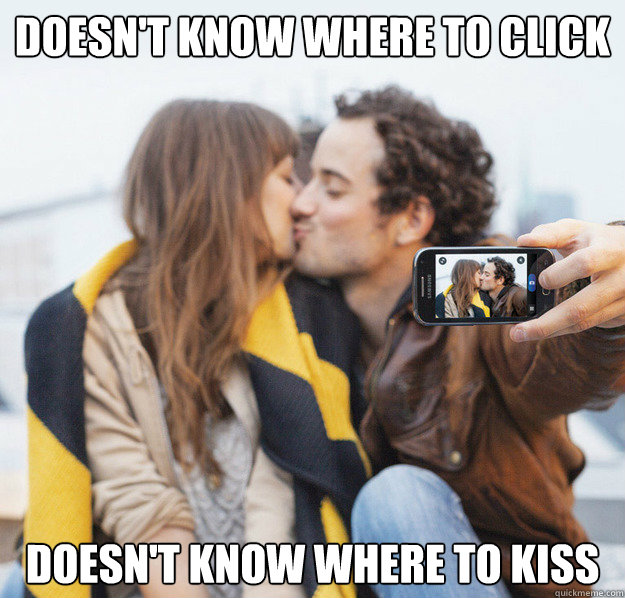 Doesn't know where to click Doesn't know where to kiss - Doesn't know where to click Doesn't know where to kiss  Facebook Moron