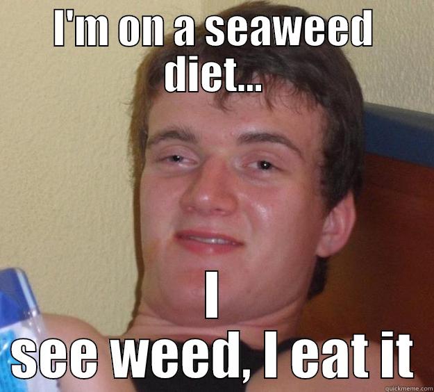I'M ON A SEAWEED DIET... I SEE WEED, I EAT IT 10 Guy