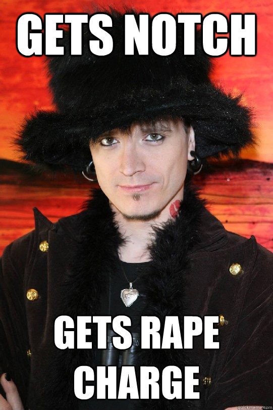 Gets notch gets rape charge  Lolgame