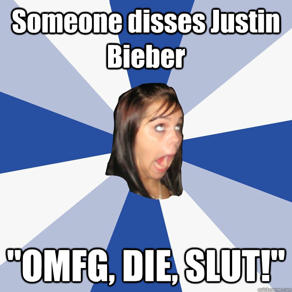 Someone disses Justin Bieber 