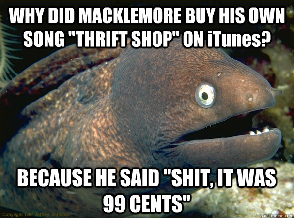 WHY DID MACKLEMORE BUY HIS OWN SONG 
