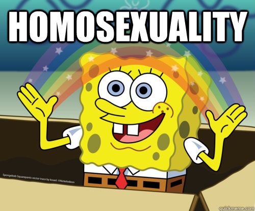 Homosexuality    Spongebob rainbow