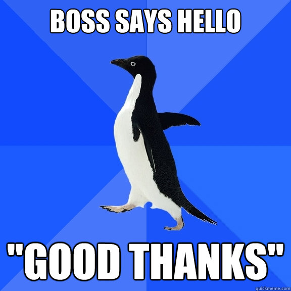 Boss says hello 