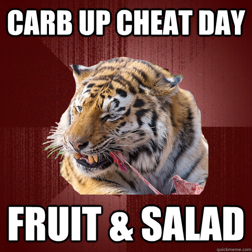 Carb Up Cheat Day Fruit & Salad  