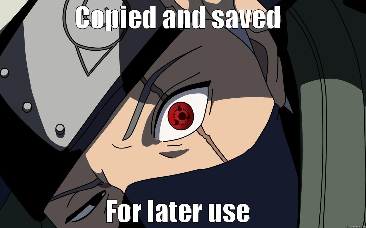 Kakashi funny  - COPIED AND SAVED  FOR LATER USE  Misc