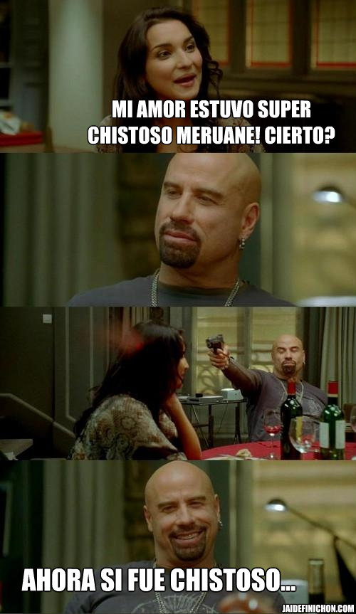 Mi amor estuvo super chistoso meruane! cierto? ahora si fue chistoso... jaidefinichon.com  Skinhead John