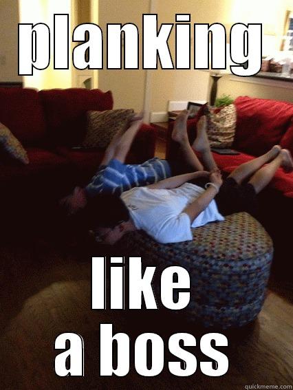 PLANKING LIKE A BOSS Misc