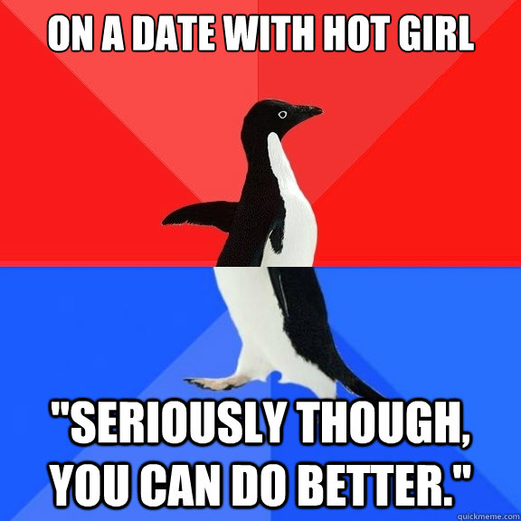 On a date with hot girl 