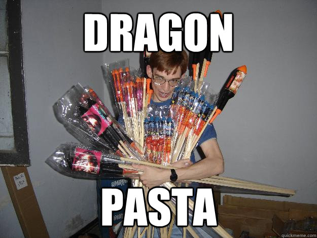 Dragon pasta   Crazy Fireworks Nerd