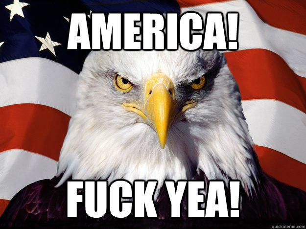 america! fuck yea!  One-up America