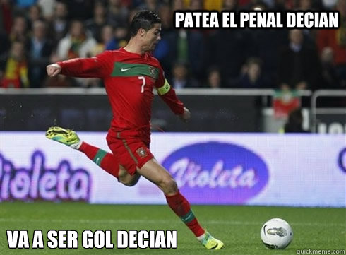 Patea el penal decian Va a ser gol decian   