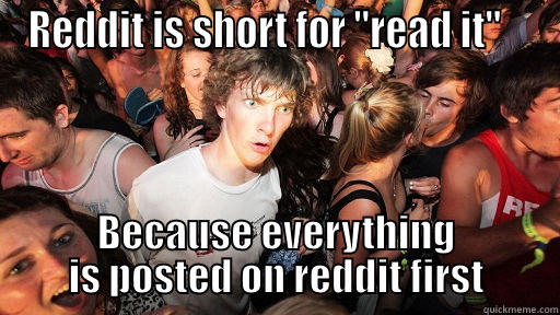 REDDIT IS SHORT FOR 
