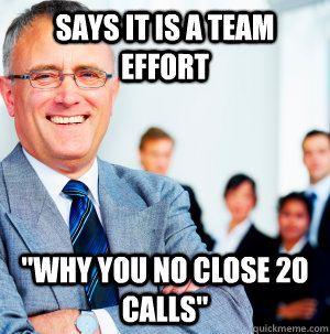 Says it is a team effort 
