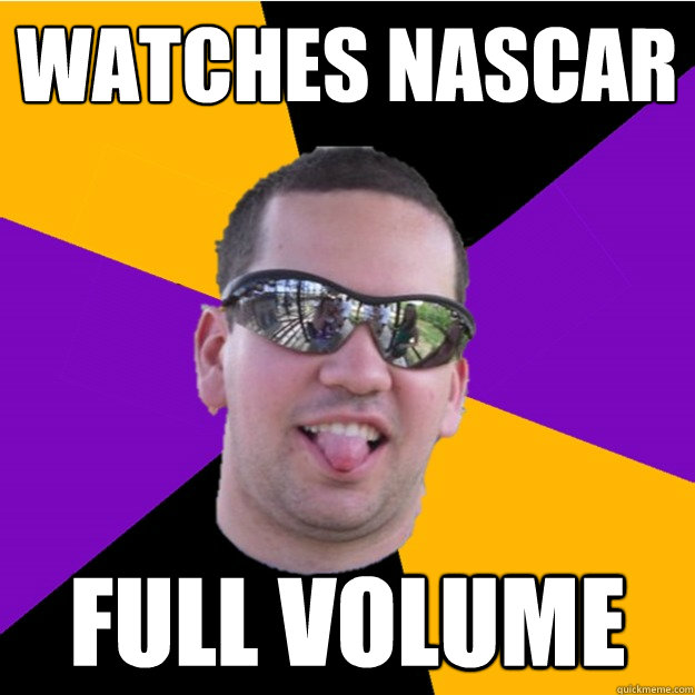 watches nascar full volume  